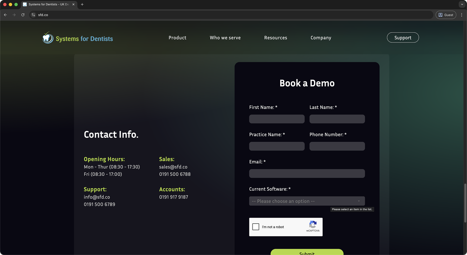 Book a Demo
